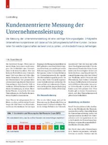 Kundenzentrierte Messung der Unternehmensleistung